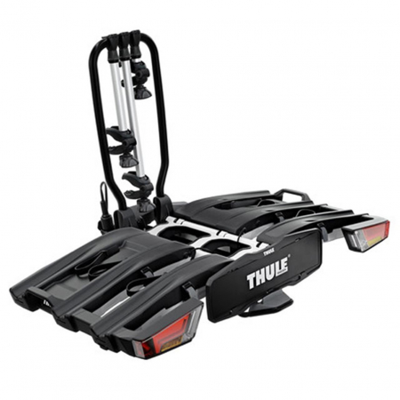 Suport biciclete cu prindere pe carlig remorcare - Suport biciclete Thule EasyFold XT 3 NEGRU cu prindere pe carligul de remorcare - pentru 3 biciclete