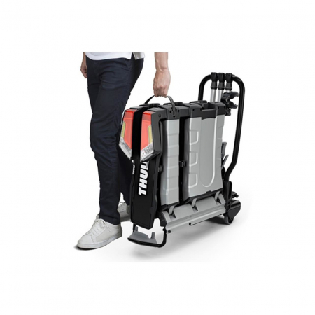 Suport biciclete Thule EasyFold XT 3 NEGRU cu prindere pe carligul de remorcare - pentru 3 biciclete [2]
