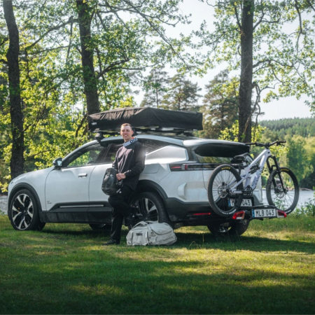 Suport pentru 2 biciclete, Thule VeloLite, cu prindere pe carligul de remorcare [11]
