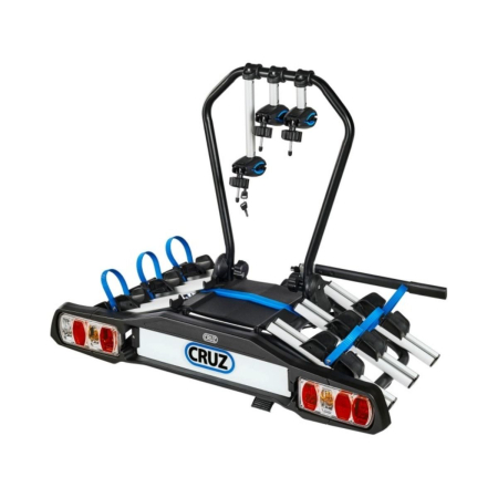 Accesorii auto - Suport pentru 3 biciclete, Cruz Pivot R3 940-512, cu prindere pe carligul de remorcare, 13 pini