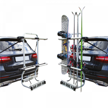 Suport schi/snowboard Fabbri Ski Pass Magnum cu prindere pe carlig [4]
