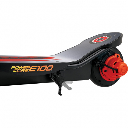 Trotineta electrica pentru copii 8+ ani Razor Power Core E100 cu platforma din aluminiu Negru/Rosu [3]