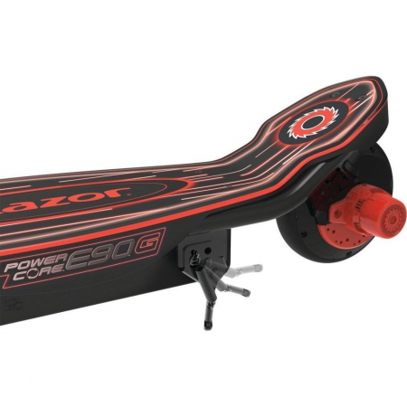 Trotineta electrica pentru copii 8+ ani Razor Power Core E90 Glow Negru/Rosu [4]