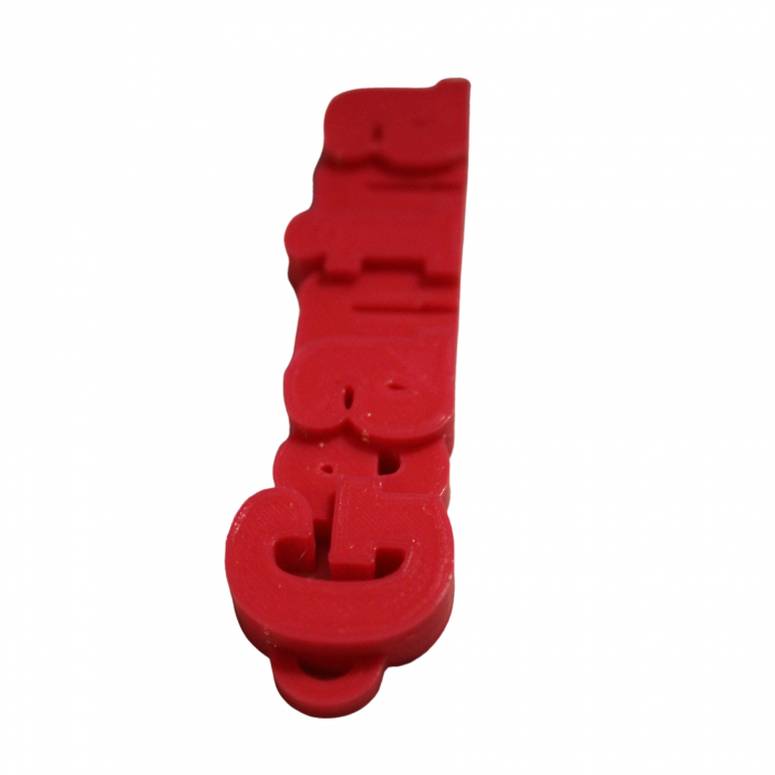 Breloc personalizat cu numele Geanina [2]