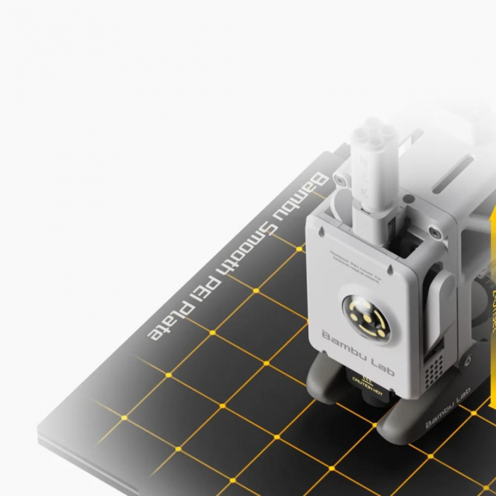 Imprimanta 3D Bambu Lab A1 mini, imprimare cu maxim 4 culori, 500 mm/s, 180x 180x 180 mm, calibrare complet automata [3]