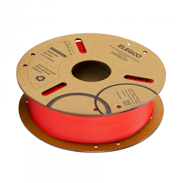 Rola filament, PLA, 1.75 mm, Rosu, Elegoo [2]