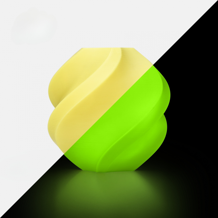 Rola filament, PLA, 1.75 mm, Galben fosforescent, Bambu Lab [2]