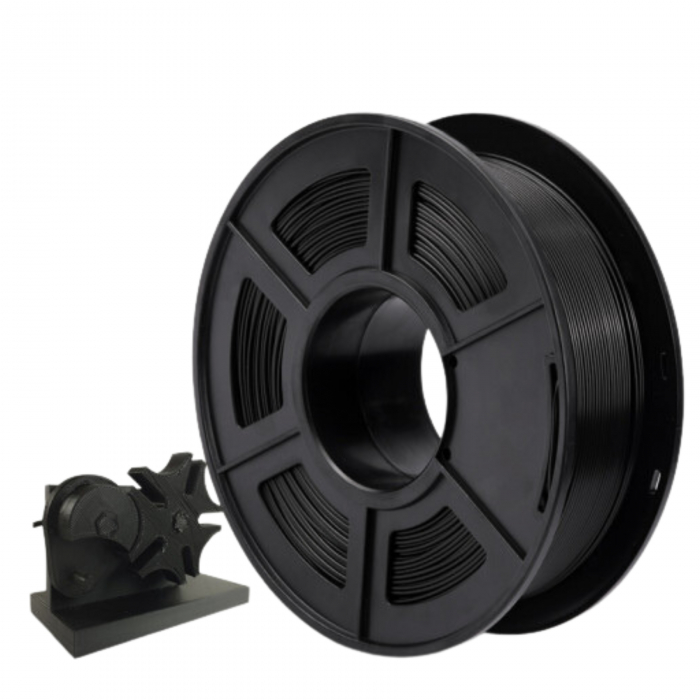 Rola filament, PLA, Negru, 1.75 mm, Sunlu [3]
