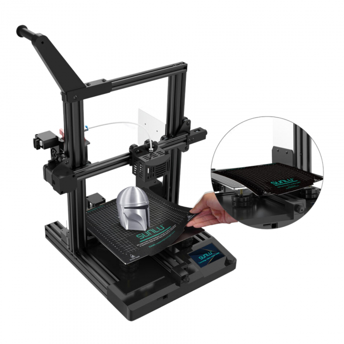 2 Suprafate de printare, 1 magnetica Sunlu, pentru imprimanta 3d cu dimensiunea de 235 x 235 mm [4]