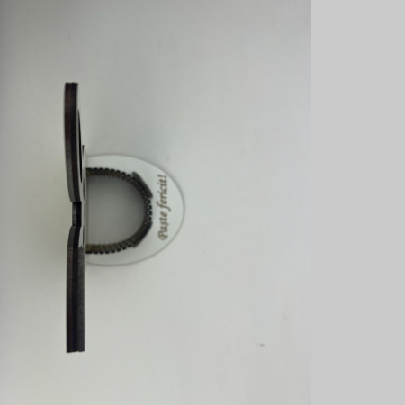 Iepuras decorativ cu suport 24 cm lungime x 12 cm latime x 11 cm inaltime pentru creioane sau ou personalizat cu textul Paste fericit confectionata din MDF 3mm alb lucios [5]