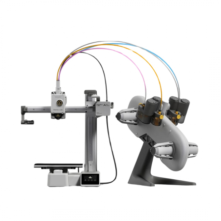 Imprimanta 3D Bambu Lab A1 mini, imprimare cu maxim 4 culori, 500 mm/s, 180x 180x 180 mm, calibrare complet automata [1]