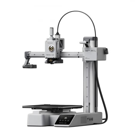 Imprimanta 3D Bambu Lab A1 mini, imprimare cu maxim 4 culori, 500 mm/s, 180x 180x 180 mm, calibrare complet automata