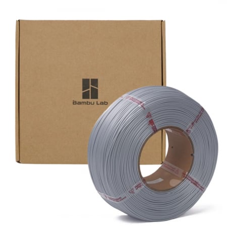 Rezerve filament - Rezerva filament, PLA Basic, 1.75 mm, Silver Gray, Bambu Lab