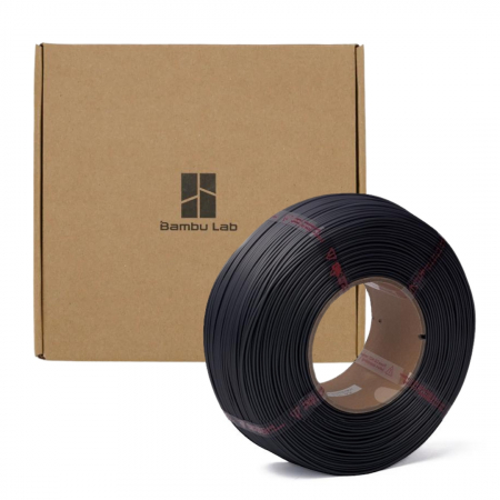 Rezerve filament - Rezerva filament, PLA Basic, 1.75 mm, Negru, Bambu Lab