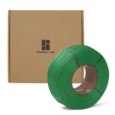 Printare 3d - Rezerva filament, PLA Basic, 1.75 mm, Verde inchis, Bambu Lab