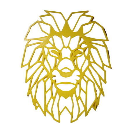 Tablouri personalizare 3d - Tablou fara rama, Cap de leu