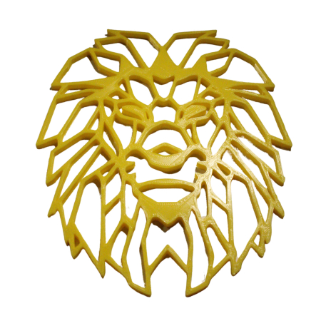 Tablou fara rama, Cap de leu [2]