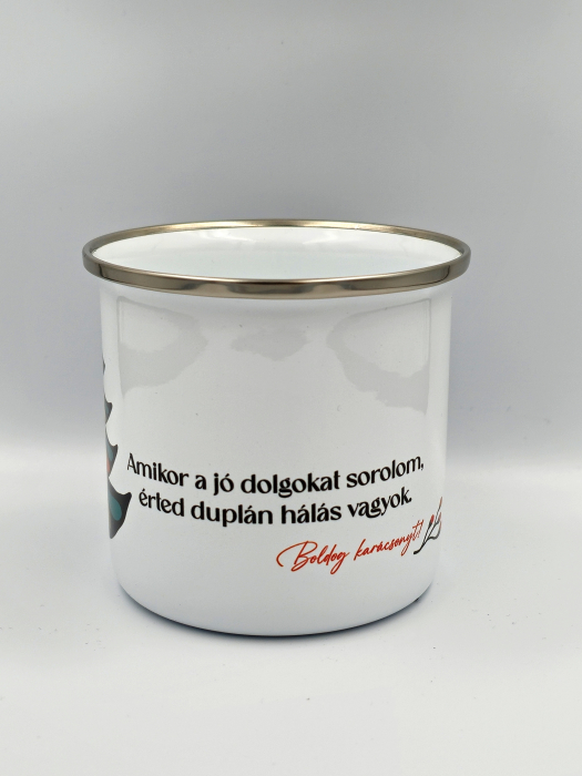 "Hála" - fém bögre [2]