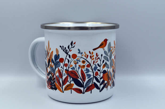 Cana metalica cu design de toamna [1]