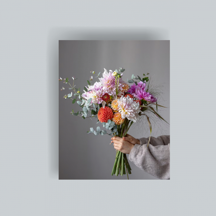 Tablou canvas cu buchet de flori [1]