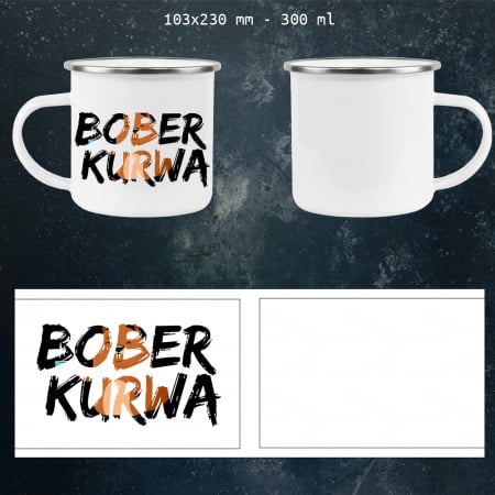 Fém bögrék - Fem bogre Bober Kurwa
