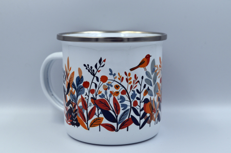 Produse - Cana metalica cu design de toamna