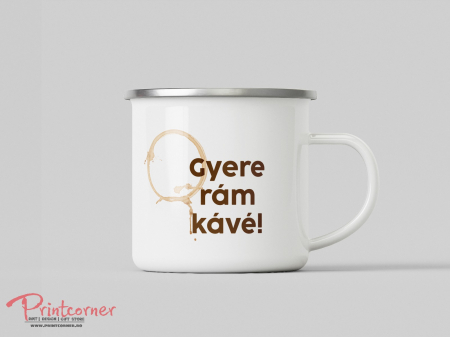 Fém bögrék - "Ne beszélj hozzám"