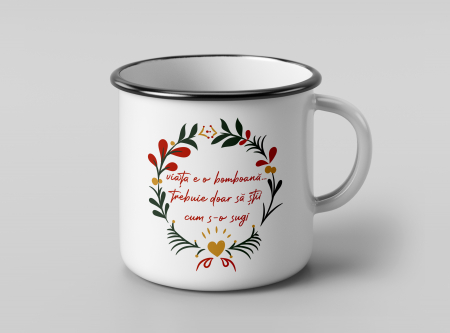 Karácsony - Cana metalica "viata e o bomboane"