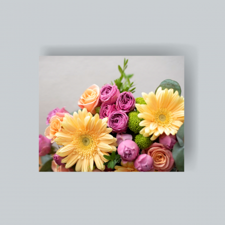 Tablouri cu flori - Tablou canvas cu trandafir alb