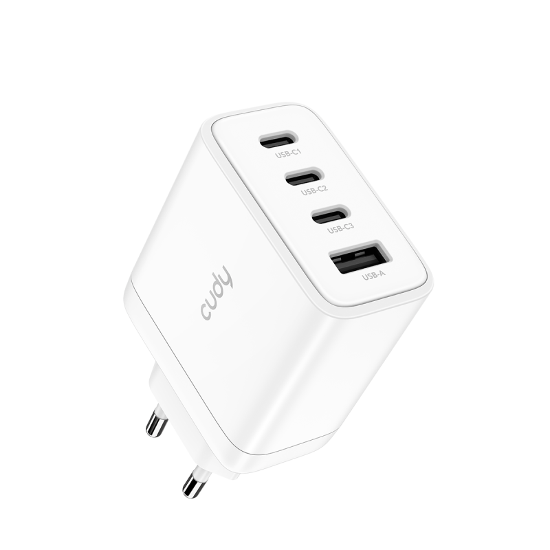 NOD_products_tech - CUDY 4-Port 65W USB-C Charger EU Plug