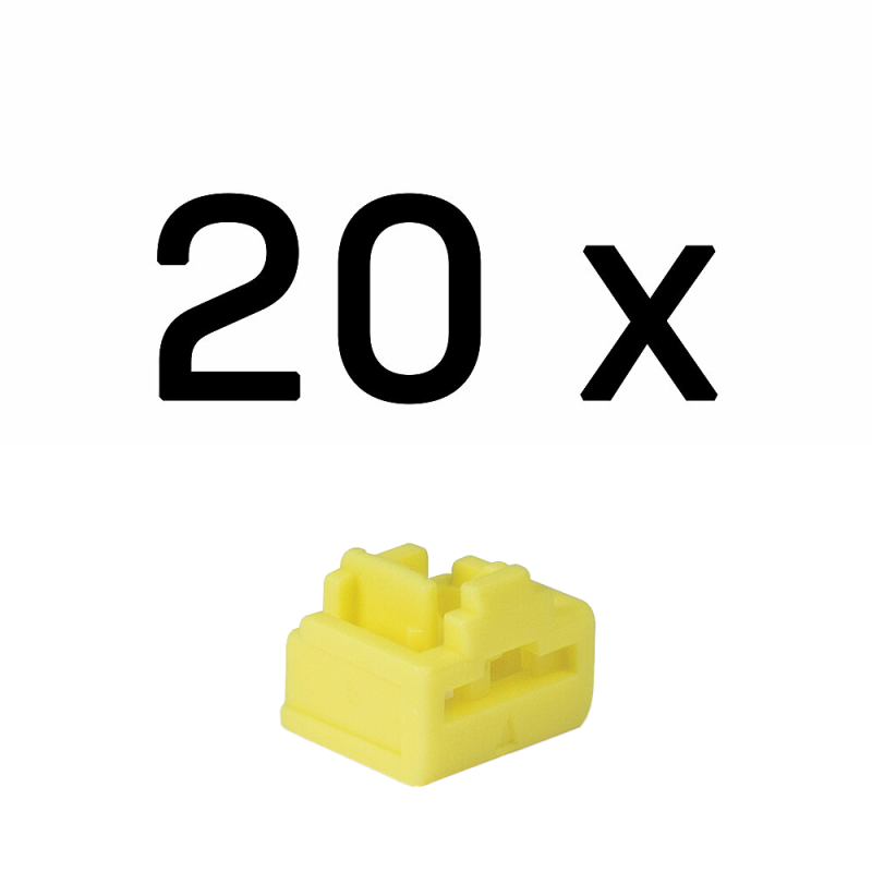 NOD_products_tech - Lindy RJ-45 Port Blockers, 20pcs, Yellow