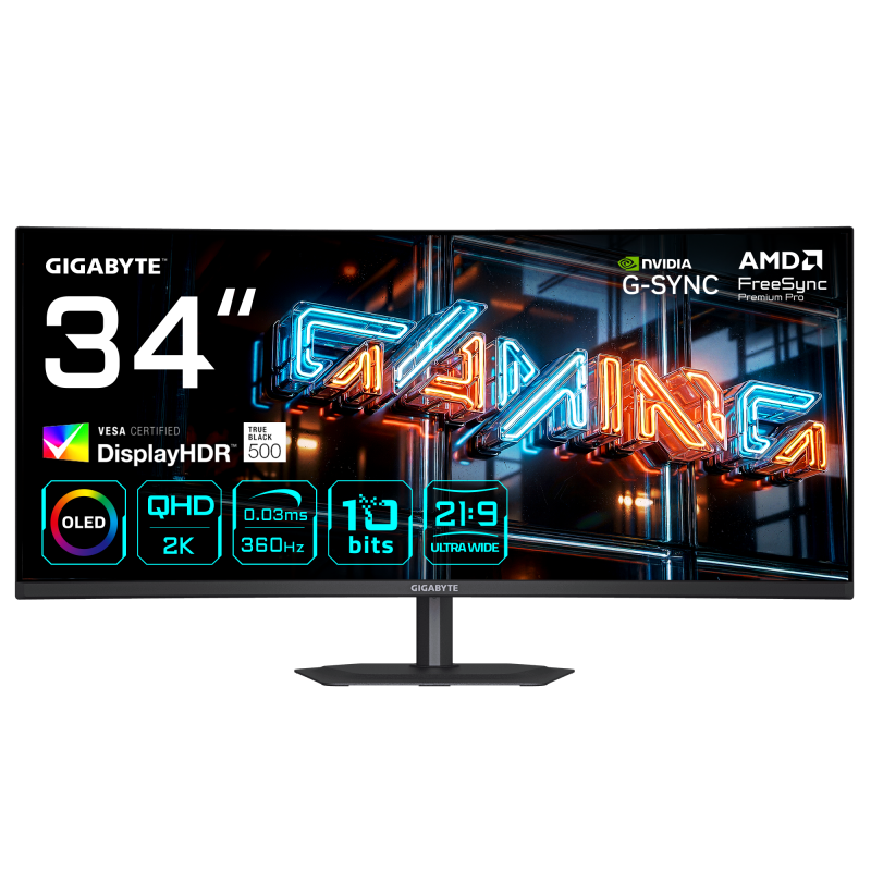 NOD_products_tech - GIGABYTE MO34WQC36 GAMING MONITOR 34"