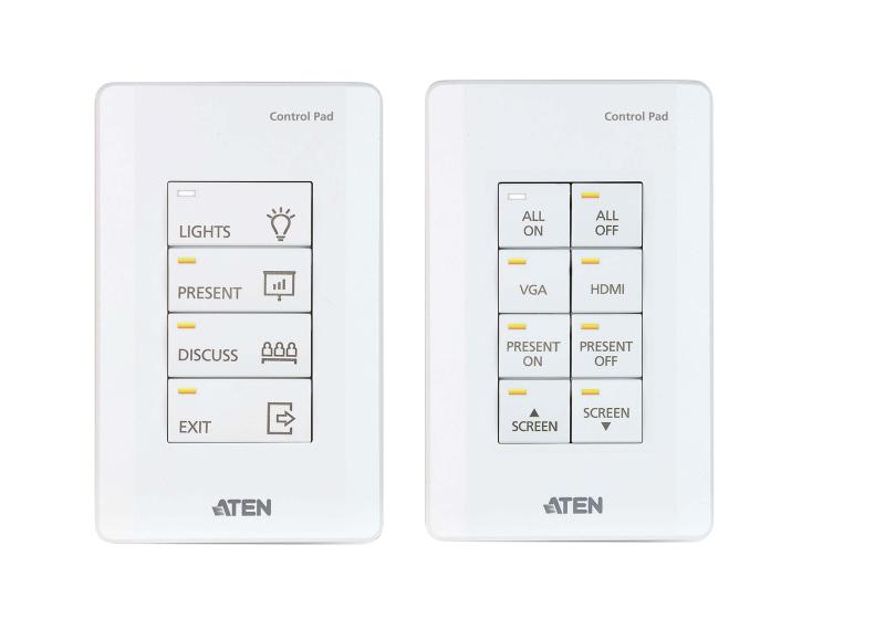 NOD_products_tech - Aten 8-button Control Pad (US, 1 Gang)