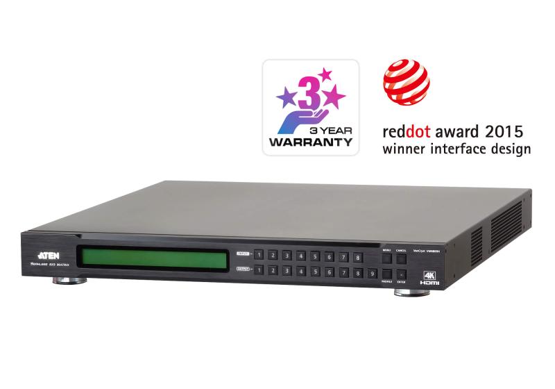 NOD_products_tech - 8x9 4K HDMI Matrix Switch w Scaler Aten