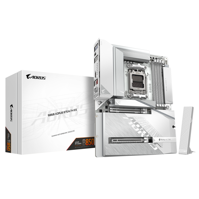 NOD_products_tech - MB Gigabyte B850E AORUS STEALTH ICE AM5