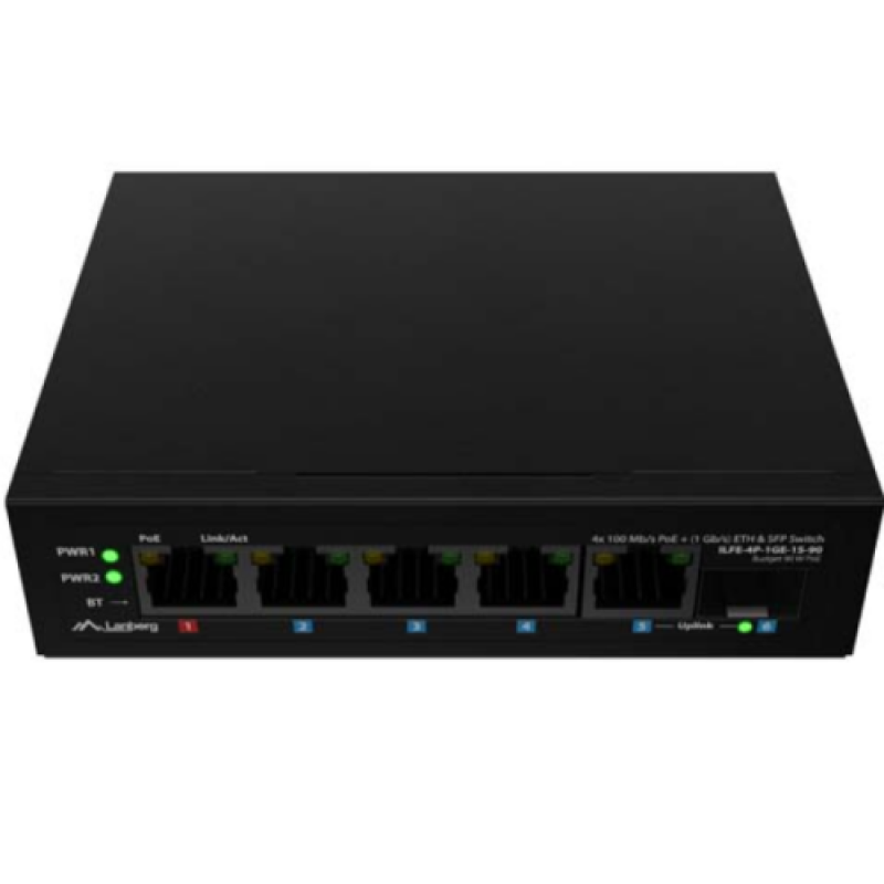 NOD_products_tech - Switch Lanberg 1XBT 3XAT SFP/ETH