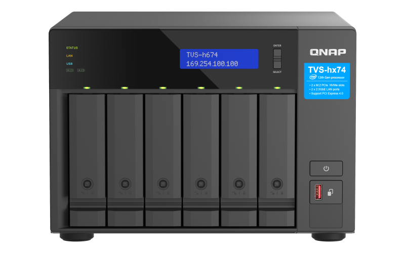 NOD_products_tech - QNAP NAS H674 6BAY I5 4.4GHZ 32GB
