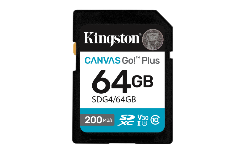 NOD_products_tech - 64GB SDXC Canvas Go Plus Gen4 200MB/s C1