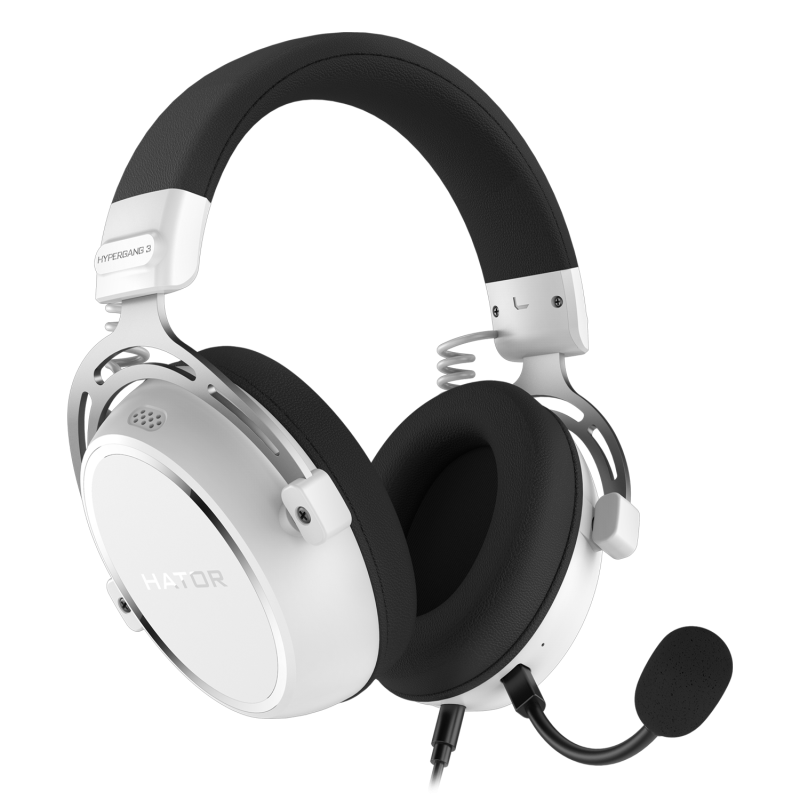NOD_products_tech - Casti cu fir Hator Hypergang 3, alb