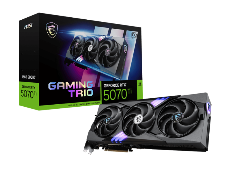NOD_products_tech - MSI GEFORCE RTX 5070TI 16G GAM TRIO OC