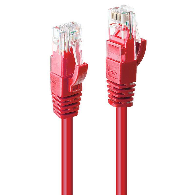 NOD_products_tech - Cablu Lindy 2m Cat.6 U/UTP, Red