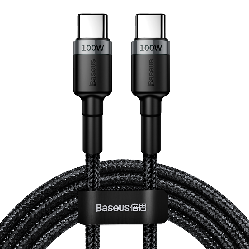 Cablu Date USB-C - USB-C, 100W, 2m, Gri [1]