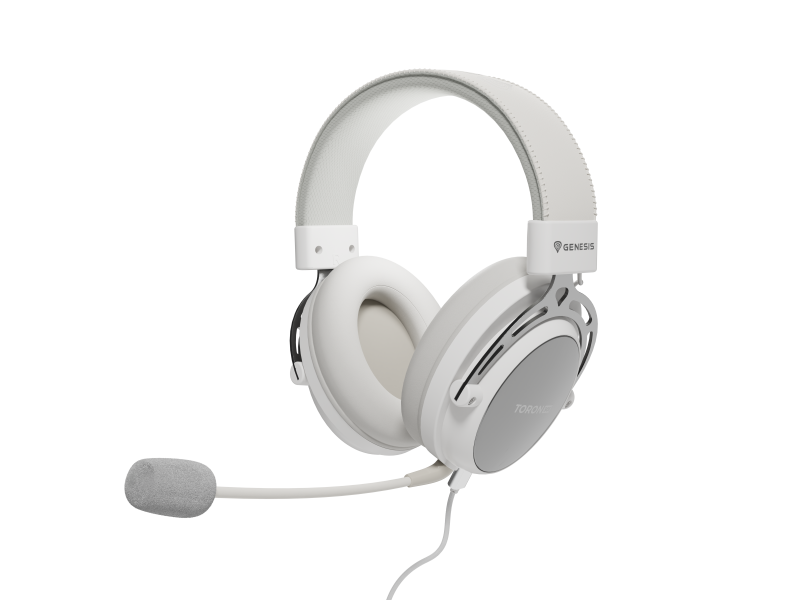 NOD_products_tech - Casti cu fir Genesis Toron 301 alb