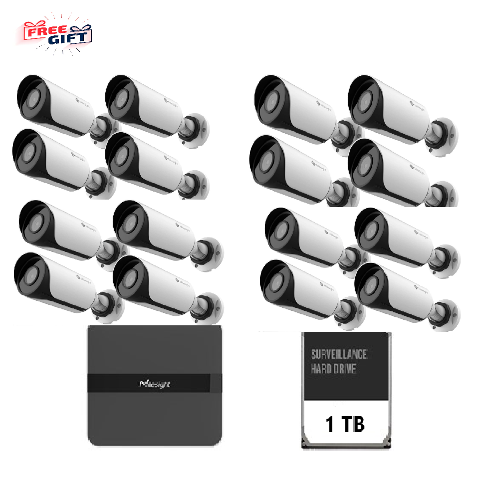 NOD_products_tech - KIT16 MILESIGHT BULLET 2MP NVR 16 CANALE