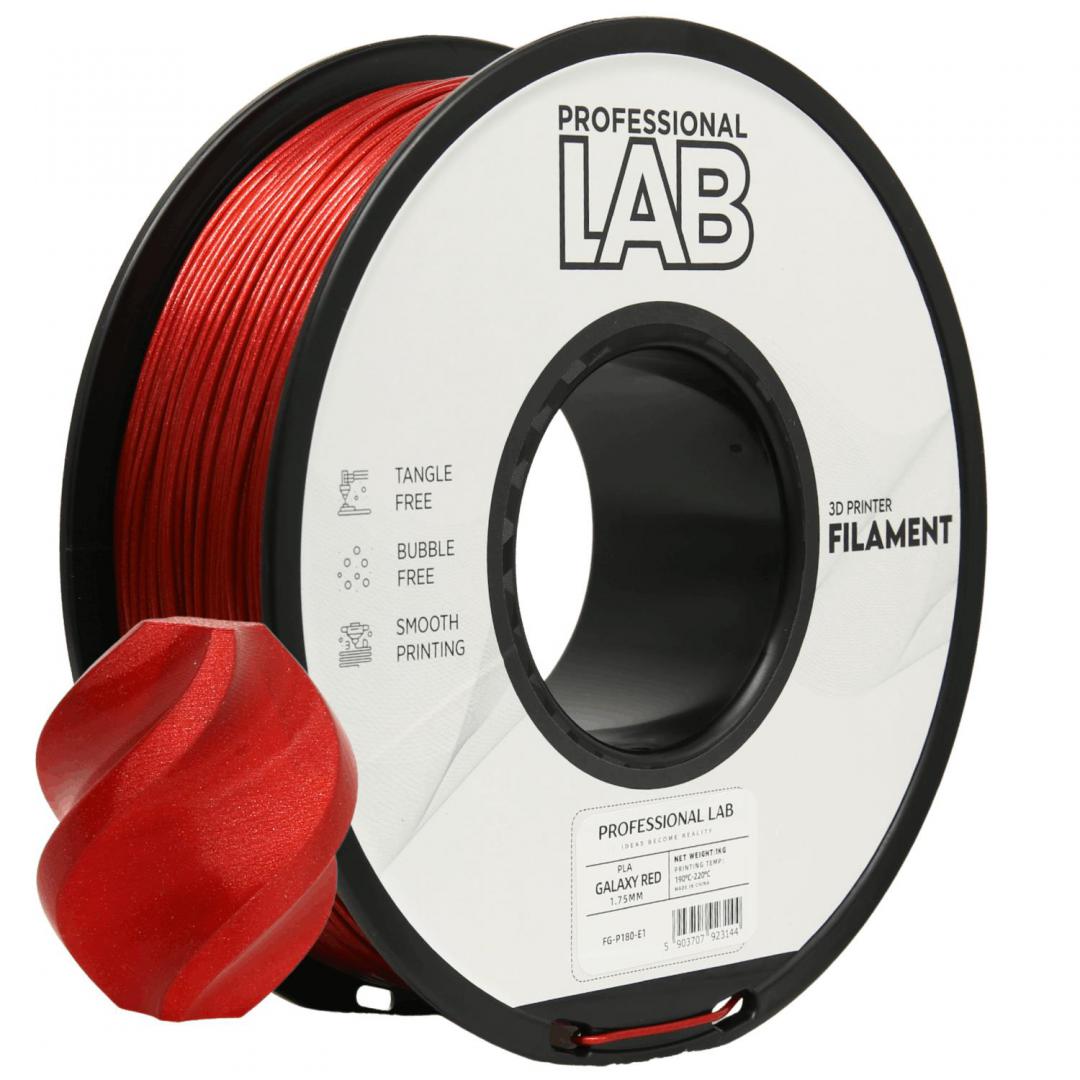 NOD_products_tech - PROF. LAB 3D FILAMENT 1KG PLA GALAXY RED