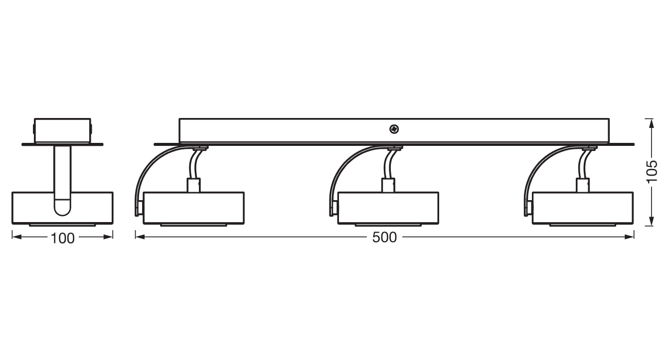 DECOR SPOT VENUS 500MM 16W 830 WT LEDV [2]