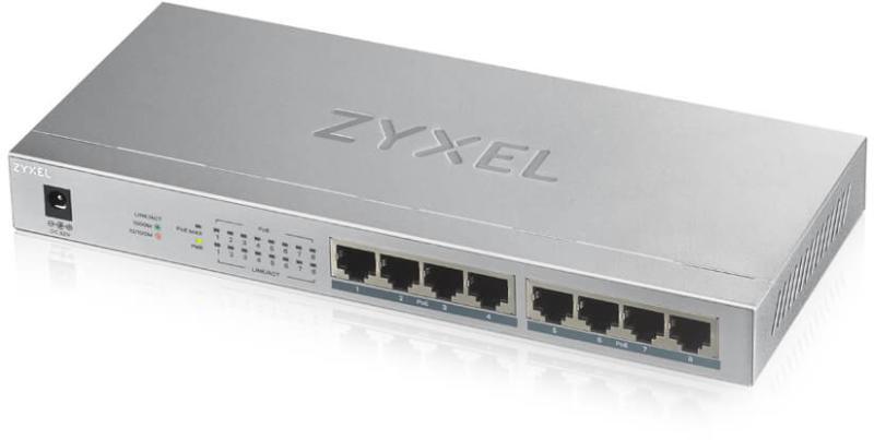 NOD_products_tech - ZYXEL GS1008-HP 8PORT POE DESKTOP SWITCH
