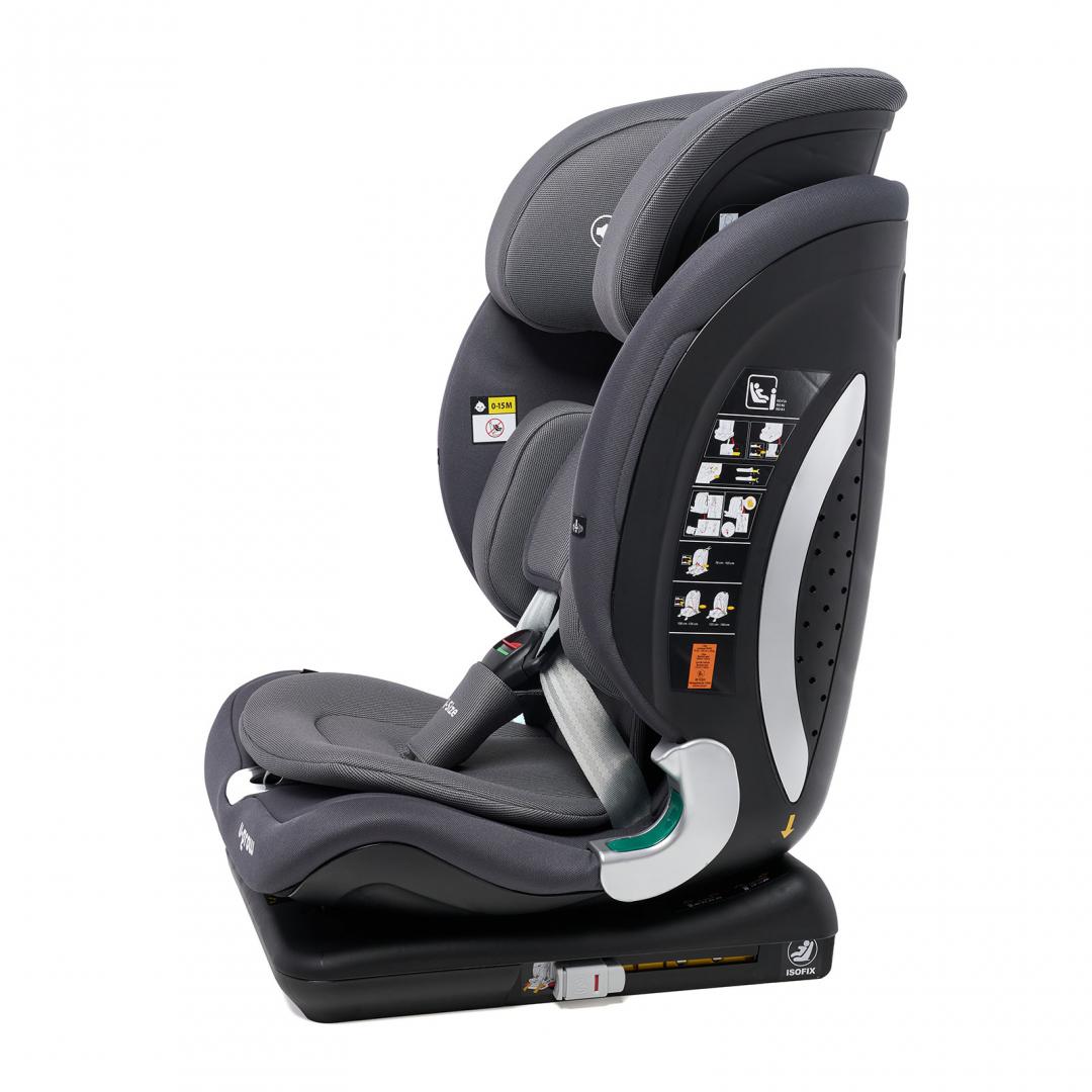 Scaun auto U-Grow,isofix,76-150 cm,gri [3]