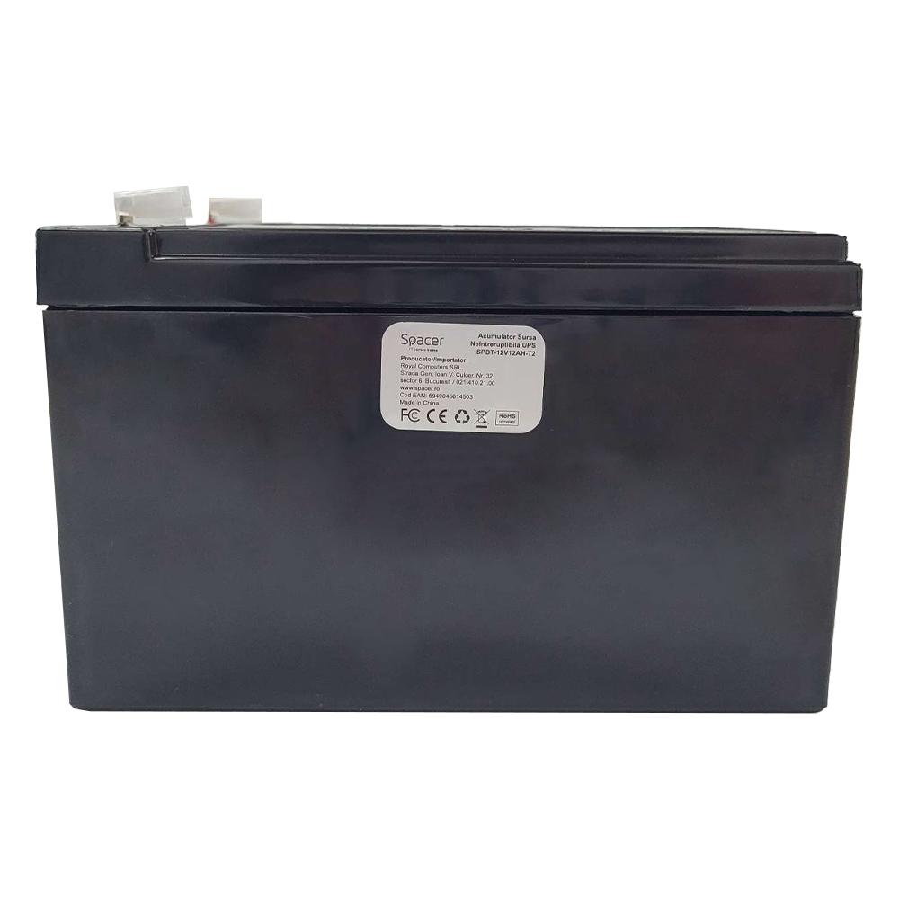 SPC ACUMULATOR UPS 12V/12Ah terminal F1 [3]