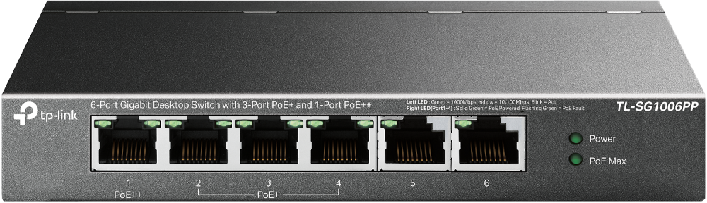 NOD_products_tech - TPL SW 6P-GB POE-3P UNMNGD DESK